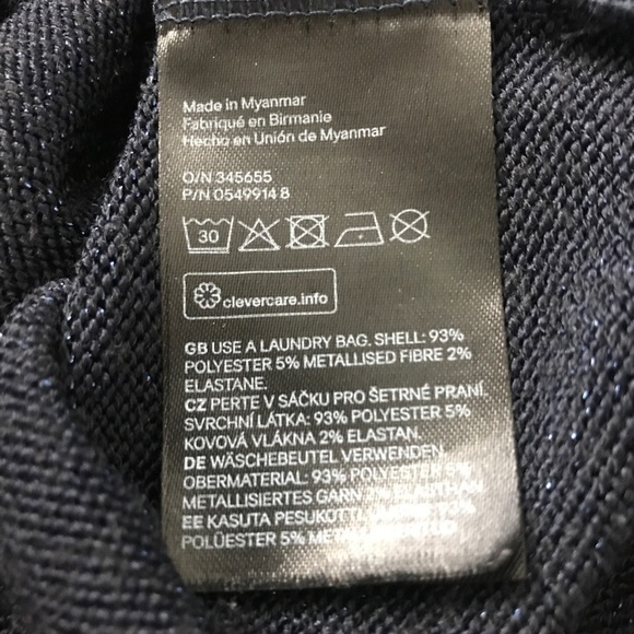 3/$15 Divided dark blue sparkle long sleeve top - Picture 8 of 9